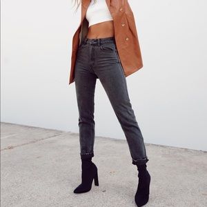 Princess Polly Secondcity Light Black Jeans